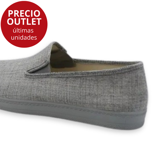 Chaussons crabe gris avec élastique