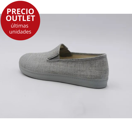 Chaussons crabe gris avec élastique