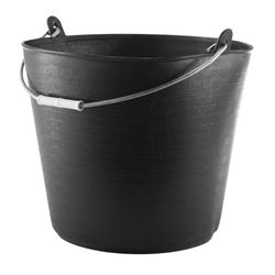 Cestos de plástico com alças de metal 26 L