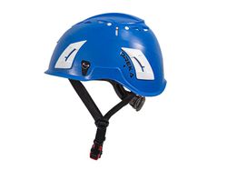 Casco para trabajos en altura con barbijo