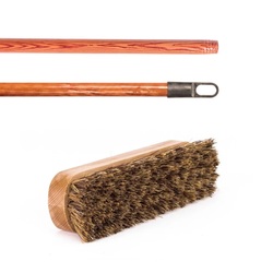 Cepillo buque Zapiron + mango de madera marrón 125 cm