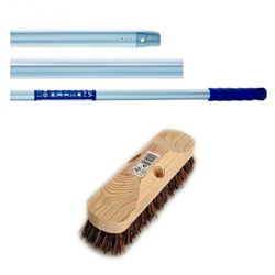 Escova para vasos Zapiron + cabo de metal Alu-Pro