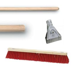 860 mm escova + cabo de madeira sem fio 120 cm