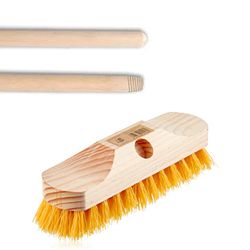 Escova Mexil + cabo de madeira 140 cm