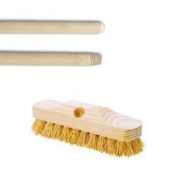 Pincel Zacatón 5x10 + cabo de madeira 140 cm