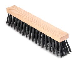 Cepillos barrendero Universal negro + palo de madera 120 cm sin rosca