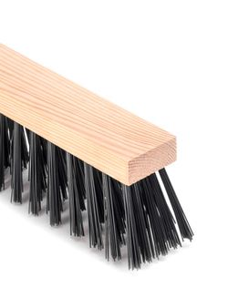 Cepillos barrendero Universal negro + palo de madera 120 cm sin rosca