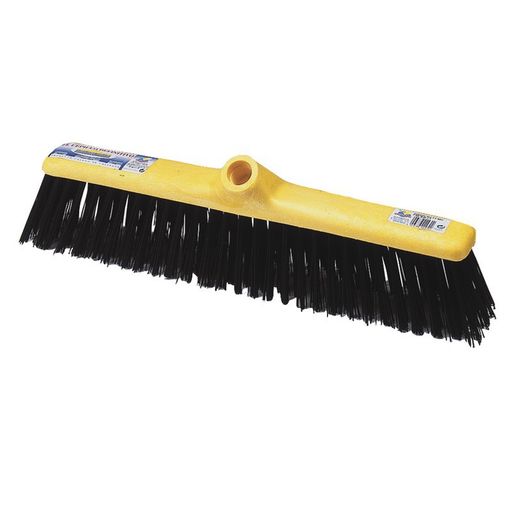 Cepillo barrendero 50 cm negro + mango de madera 120 cm