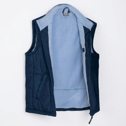Chaleco acolchado bicolor con polar interior - MONTANA