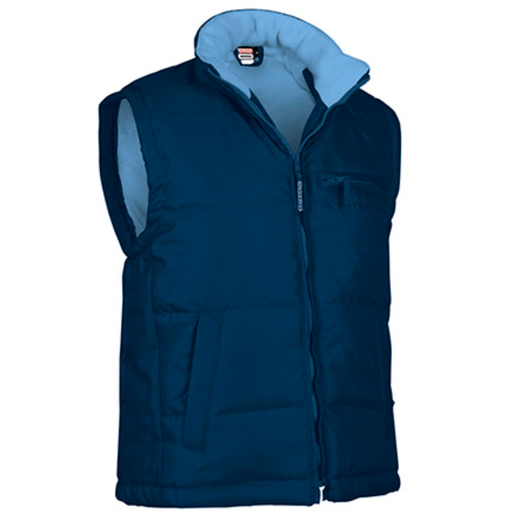 Chaleco acolchado bicolor con polar interior - MONTANA