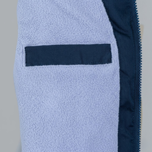 Chaleco acolchado bicolor con polar interior - MONTANA
