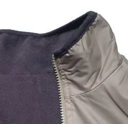 Gilet imperméable anti-froid réversible beige