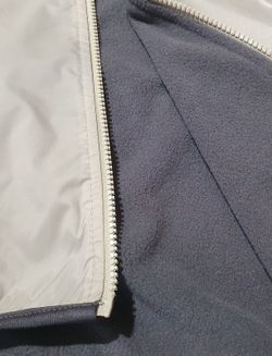 Gilet imperméable anti-froid réversible beige