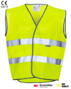 Gilets haute visibilité avec bandes 3M