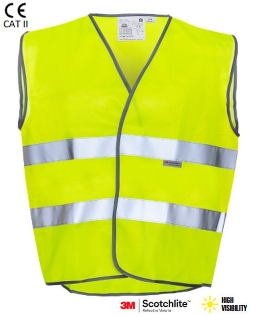Gilets haute visibilité avec bandes 3M