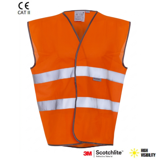 Gilets haute visibilité avec bandes 3M