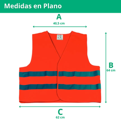 Coletes de alta visibilidade com malha