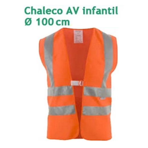 Chalecos naranjas infantiles alta visibilidad