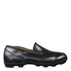 Galochas impermeáveis de PVC preto