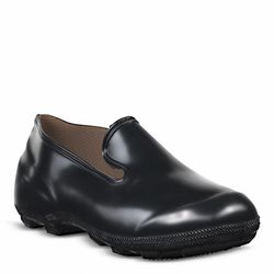 Galochas impermeáveis de PVC preto