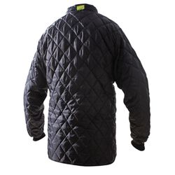 Casaco acolchoado impermeável e anti-frio de alta visibilidade