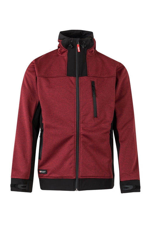 Veste softshell bicolore à capuche