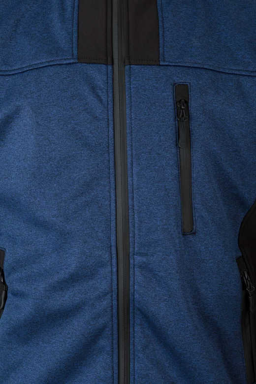 Veste softshell bicolore à capuche