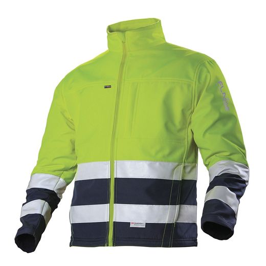 Veste softshell haute visibilité bicolore - SOFTEC