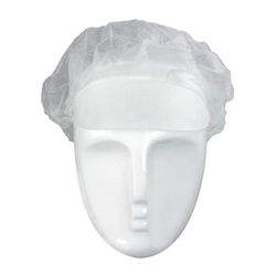 [100u] Bouchons polypropylène à usage unique avec visière