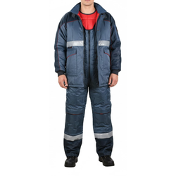 Ensemble pantalon avec salopette et veste isolante