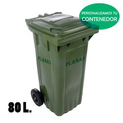 Contenedor 80 litros para residuos