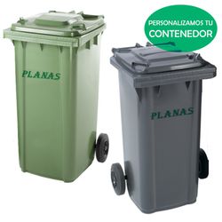 Contenedor residuos 2 ruedas 360 litros