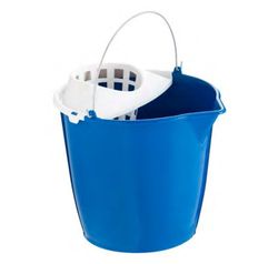 Seau avec égouttoir et verseur de 13 litres