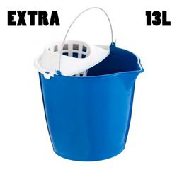 Seau avec égouttoir et verseur de 13 litres