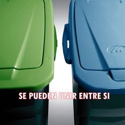 Galleda amb polsador de colors - 25 litres