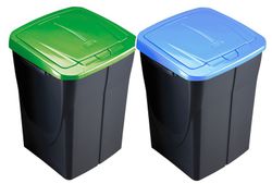 Galleda amb polsador de colors - 45 litres