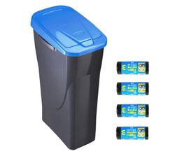 Cubo de basura 25 litros + bolsas de basura
