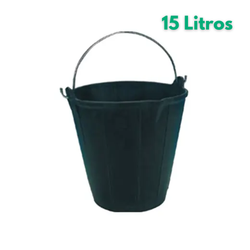 Cubo de goma 15 L con pico