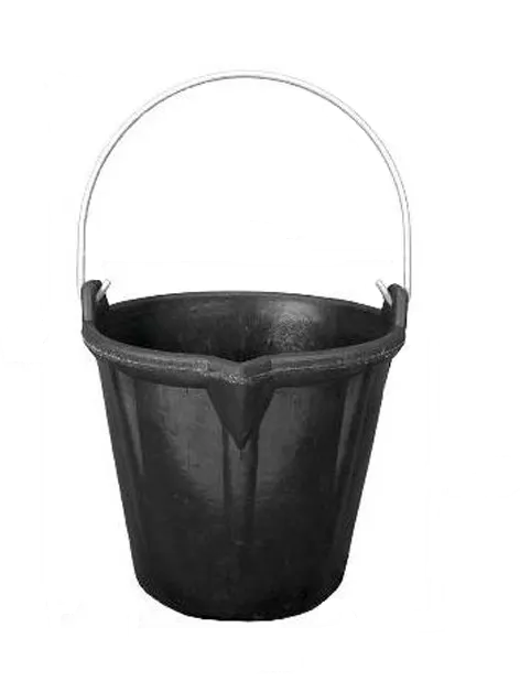 Cubos de obra negros de goma