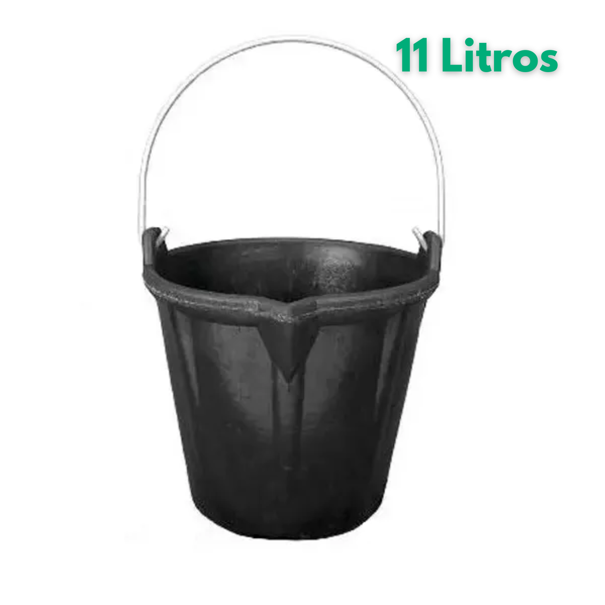 Cubos de obra negros de goma