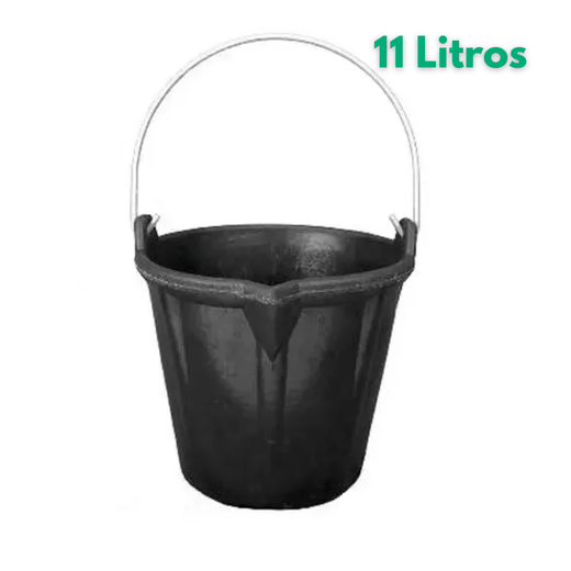 Cubos de obra negros de goma