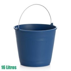 Grands seaux en plastique de 16 litres avec anse en métal