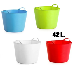 Cubos flexibles de colores 42 litros