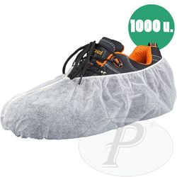 Surchaussures jetables en polypropylène bleu - 1000u