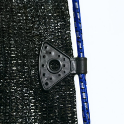 Bâche imperméable 90gr bicolore + 20m de corde