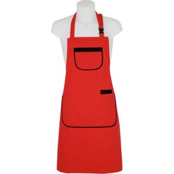Tablier avec fermeture éclair dans la poche poitrine