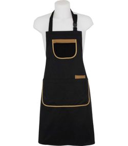 Tablier avec fermeture éclair dans la poche poitrine