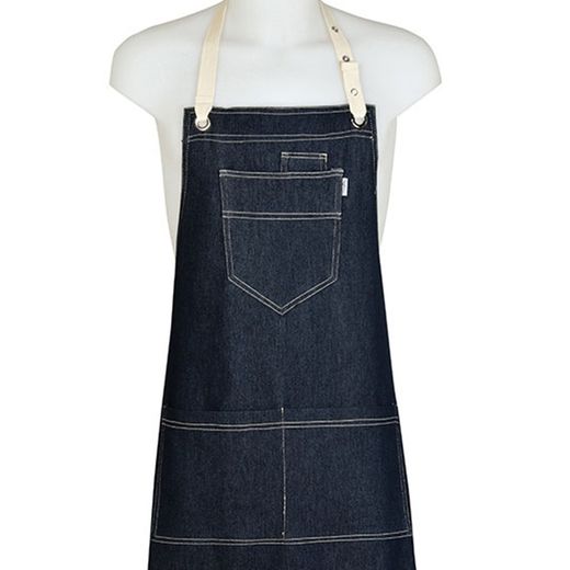 Tablier en jean denim avec 3 poches