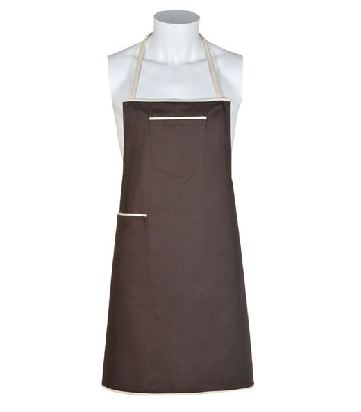 Tablier à bavette avec 2 poches