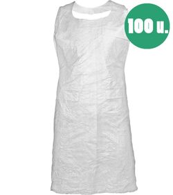 Aventais padrão opacos de uso único - 100u